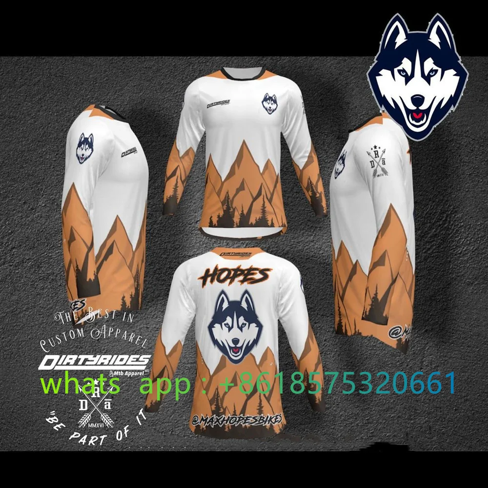 Mountain Biking Gear For Men - Enduro Moto Fahrrad Jersey Ärmel Radfahren