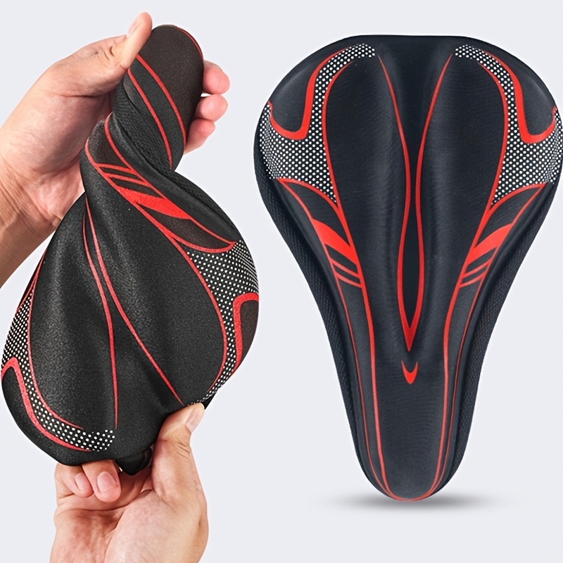 Mountain Biking Gear For Men - Verstellbarer, mit Gel gepolsterter Fahrradsitzbezug, bequemes