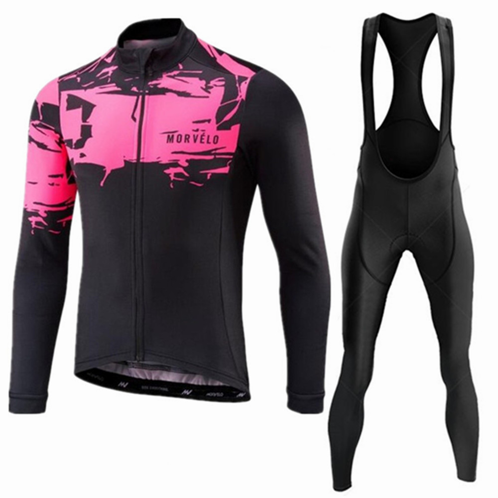 Mountain Biking Pants - Morvelo 2025, Herbst-Radtrikot-Sets, lange Ärmel, Fahrradbekleidung,