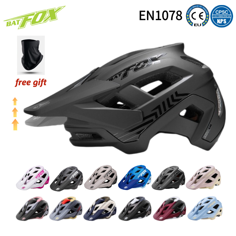 Mountain Biking Gear For Men - BATFOX Mountainbike-Helme, verstellbar, Off-Road, leicht, Outdoor-Sport,