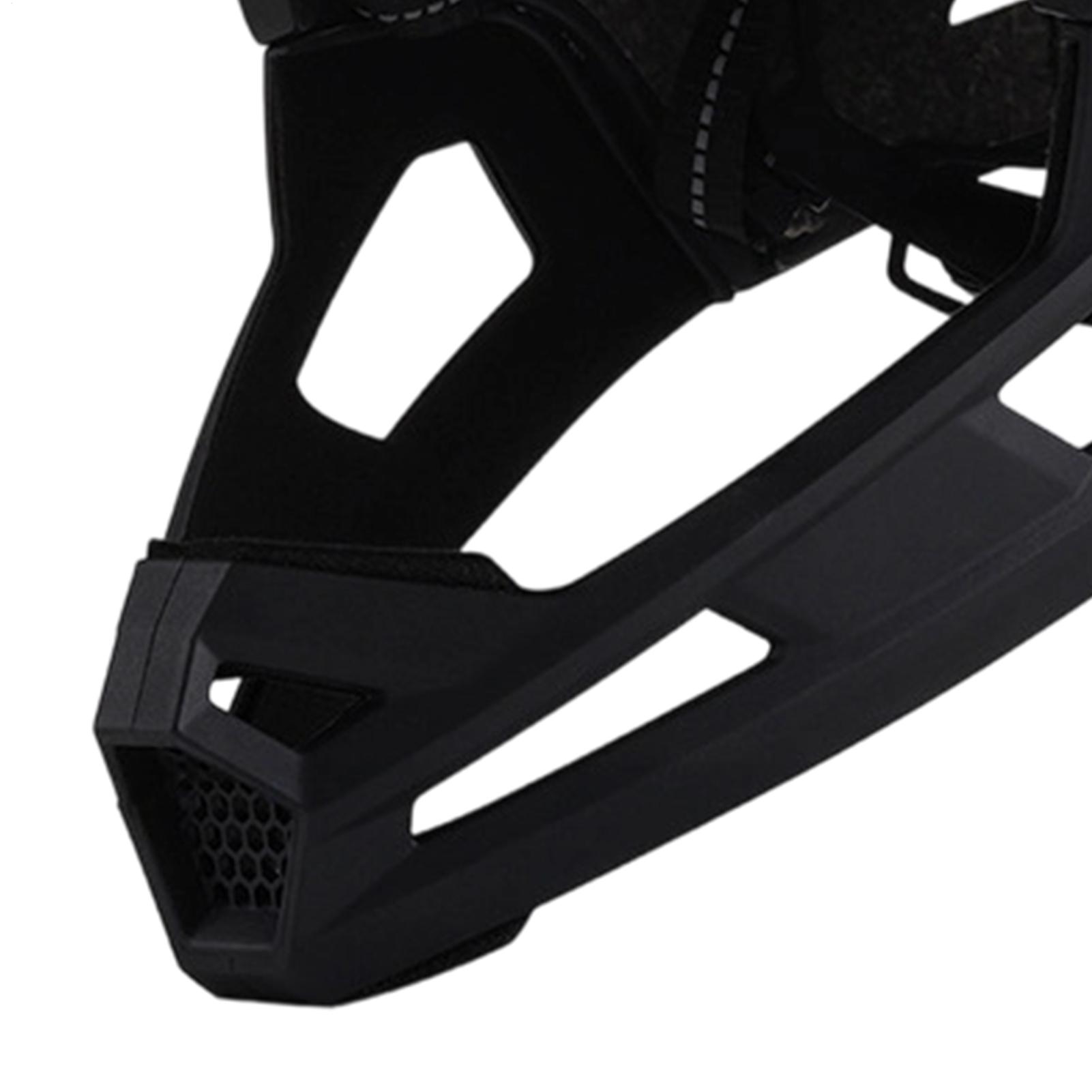 Mountain Biking Full Face Helmet - Abnehmbarer Vollvisier-Fahrradhelm für Erwachsene mit Kinnschutz,