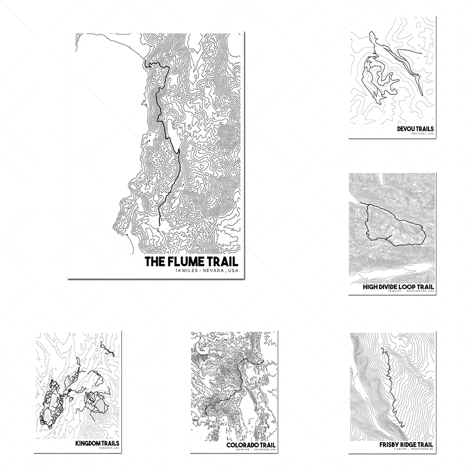 Mountain Biking Arkansas - Topografische Karte von Pinnacle Mountain Trail,