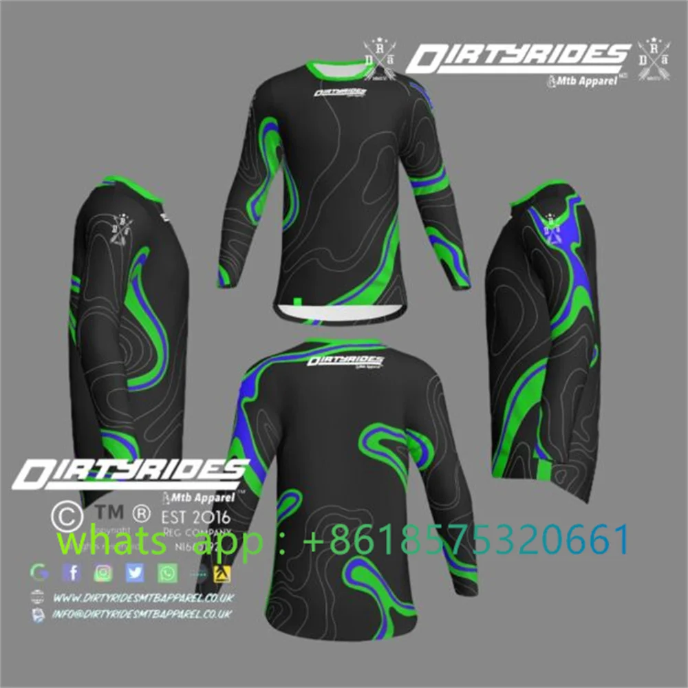 Enduro Moto Fahrrad Jersey Ärm – Mountain Biking Gear For Men Bewertung und Preis