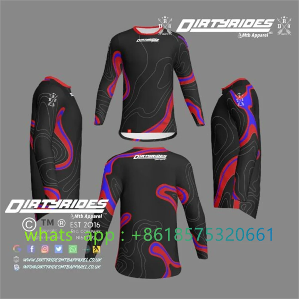 Enduro Moto Fahrrad Jersey Ärm – Mountain Biking Gear For Men Bewertung und Preis