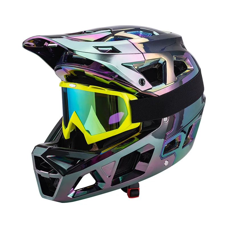 Grenzüberschreitender neuer Fu – Mountain Biking Full Face Helmet Bewertung und Preis